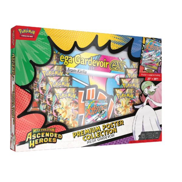 Pokémon TCG Premium Poster Collection en Español – Mega Gardevoir ex | Ascended Heroes