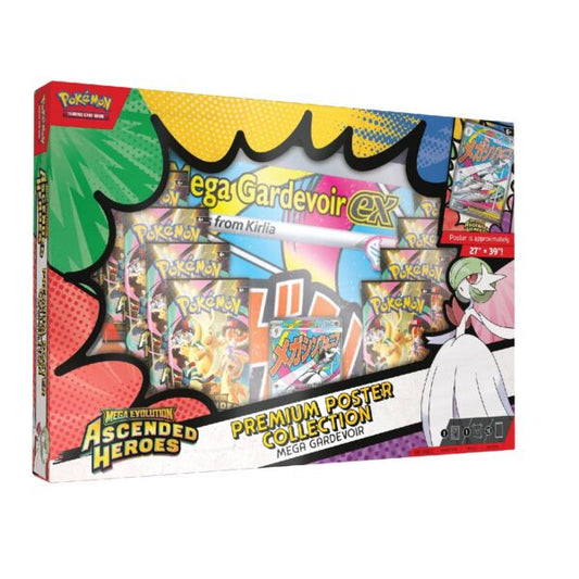 Pokémon TCG Premium Poster Collection en Español – Mega Gardevoir ex | Ascended Heroes