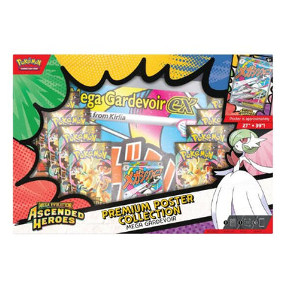 Pokémon TCG Premium Poster Collection en Español – Mega Gardevoir ex | Ascended Heroes